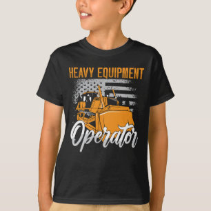 T-shirt Construction d'un opérateur d'équipement lourd Bul
