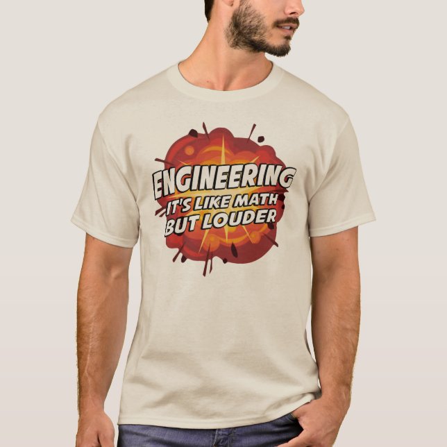 T-shirt Construction - elle est comme des maths mais plus (Devant)