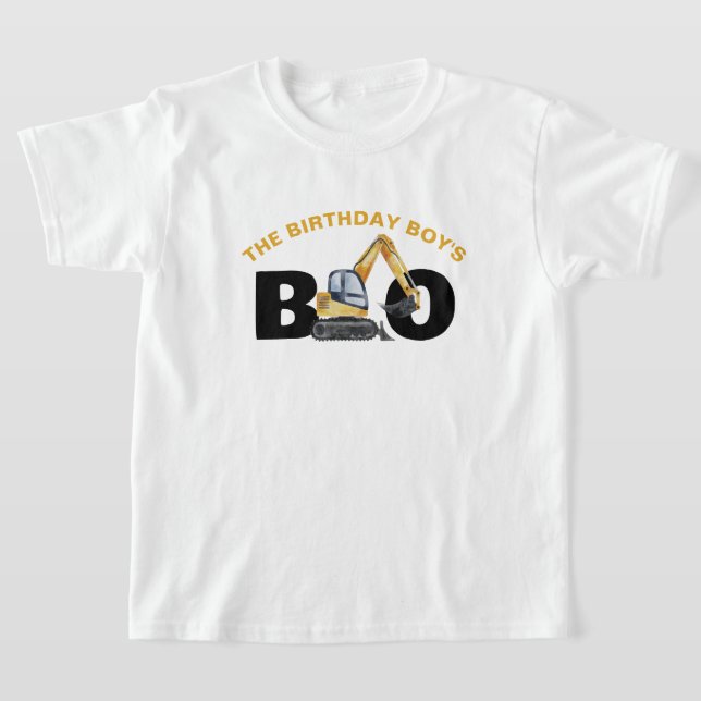 T-shirt Construction familiale Anniversaire Maman Papa Soe (Poser)