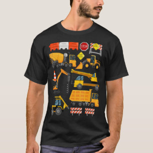 T-shirt Construction Payloader Tractor Dumptuck Constructi