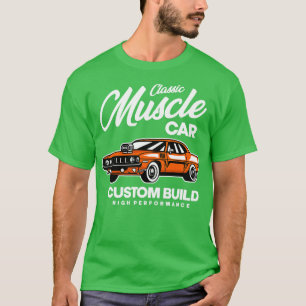 T-SHIRT CONSTRUCTION PERSONNALISÉE DE VOITURE MUSCLE