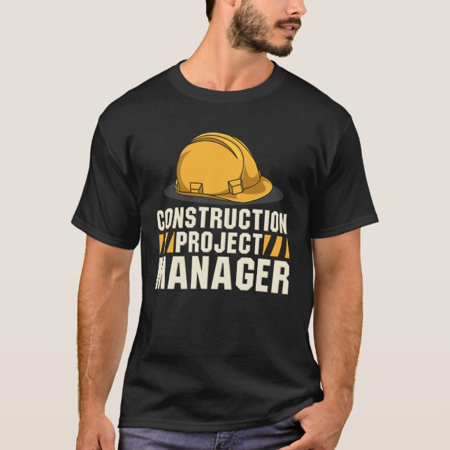 T-shirt Construction Work Construction Project Manager Dad (Devant)