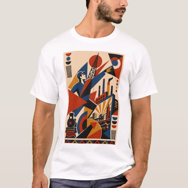 T-shirt Constructivist Industry (Devant)