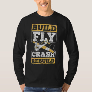 T-shirt Construire la reconstruction d'un écrasement de vo