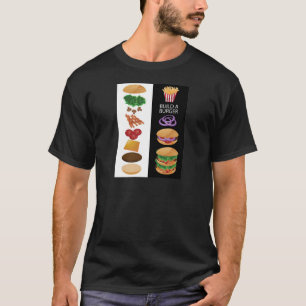 T-shirt Construisez un hamburger