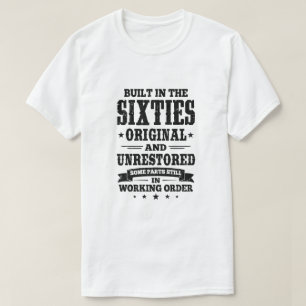 T-shirt Construit Dans Les Années 60 Original Et Non Resta