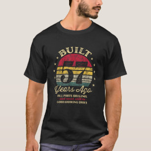 T-shirt Construit il y a 57 ans 57e anniversaire Toutes le