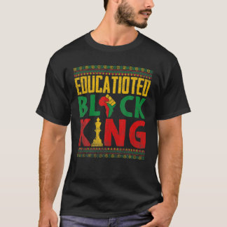 T-shirt Construit Par Enseigner Le Mois De L'Histoire Noir