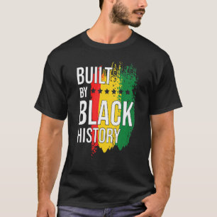 T-shirt Construit par l'histoire noire Noir Noir Noir