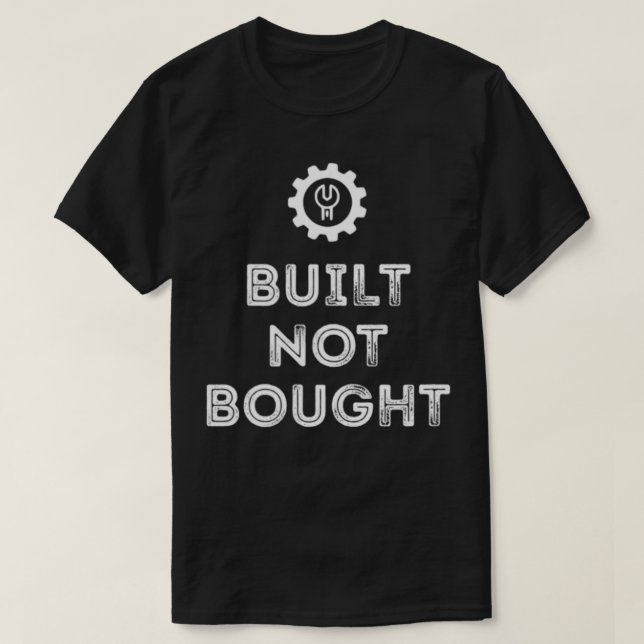 T-shirt Construit pas acheté Funny Racing Mécanique pour h (Design devant)