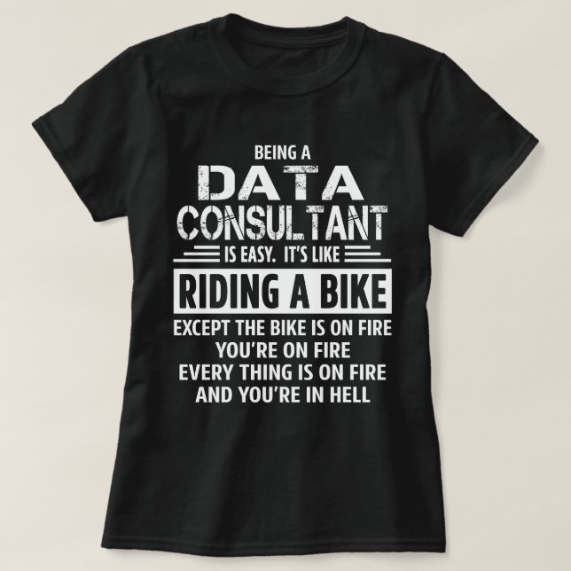 T-shirt Consultant de données (Design devant)