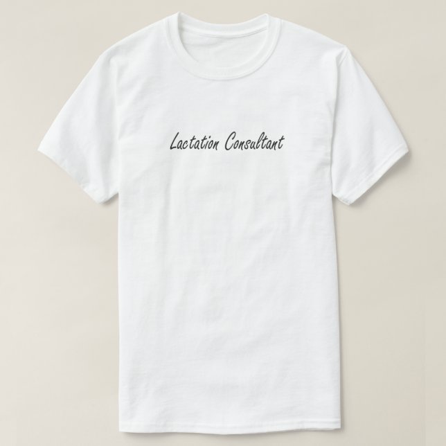 T-shirt Consultant en lactation, Meilleur Consultant en la (Design devant)