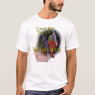 T-shirt Contact de MacGillivray de clan non ce chat