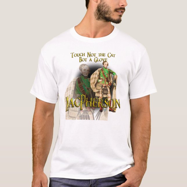 T-shirt Contact de MacPherson de clan pas les jeux de (Devant)