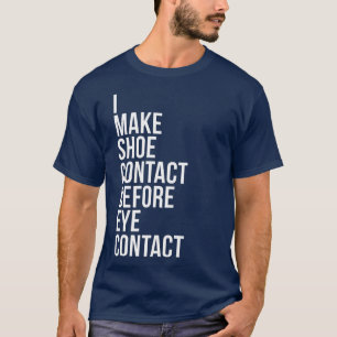 T-shirt Contacter la chaussure avant le contact oeil Baske