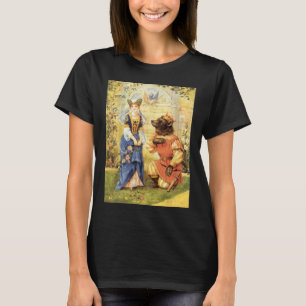 T-shirt Conte de fée vintage, beauté et bête