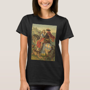 T-shirt Conte de fées victorienne vintage, frère et soeur