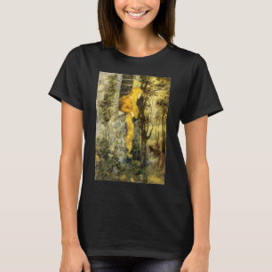 T-shirt Conte de fées vintage, Raiponce aux longs cheveux