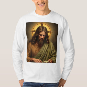 T-shirt Contemplatif Jésus Tee - shirt à long manches des