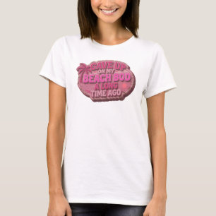 T-shirt Contemporain ABANDONNÉ CORPS DE PLAGE IL Y A LONGT