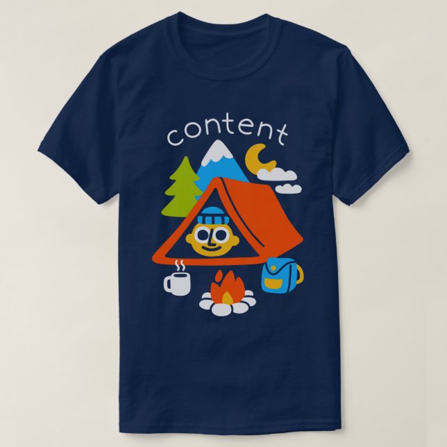 T-shirt Content (Design devant)