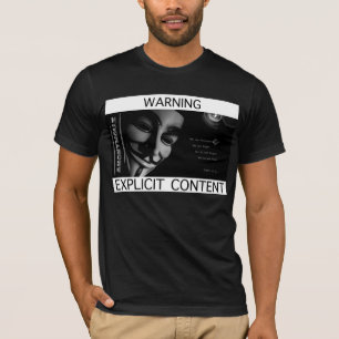T-shirt Contenu explicite ANONYME