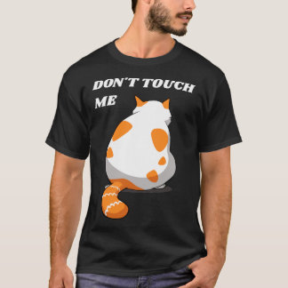 T-shirt Contient chat me toucher