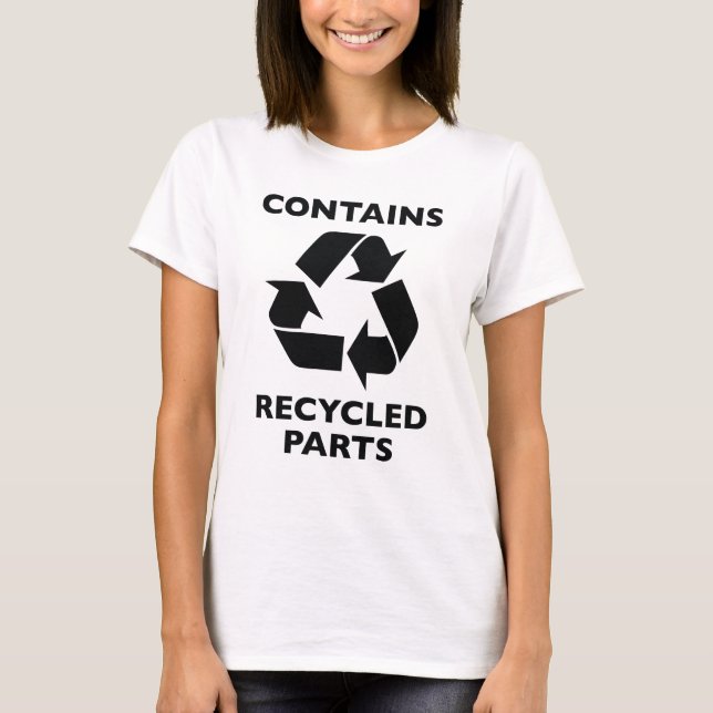 T-shirt Contient des pièces Recyclées (Devant)