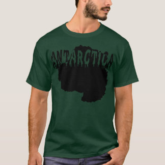 T-shirt continent antarctique