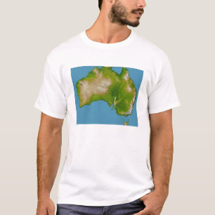 T-shirt Continent de l'Australie