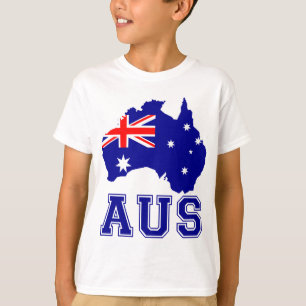 T-shirt Continent de l'Australie