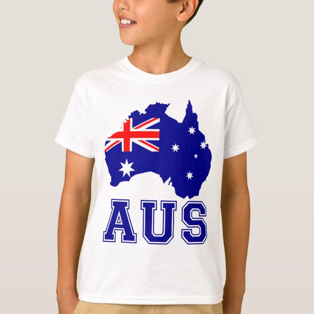 T-shirt Continent de l'Australie (Devant)