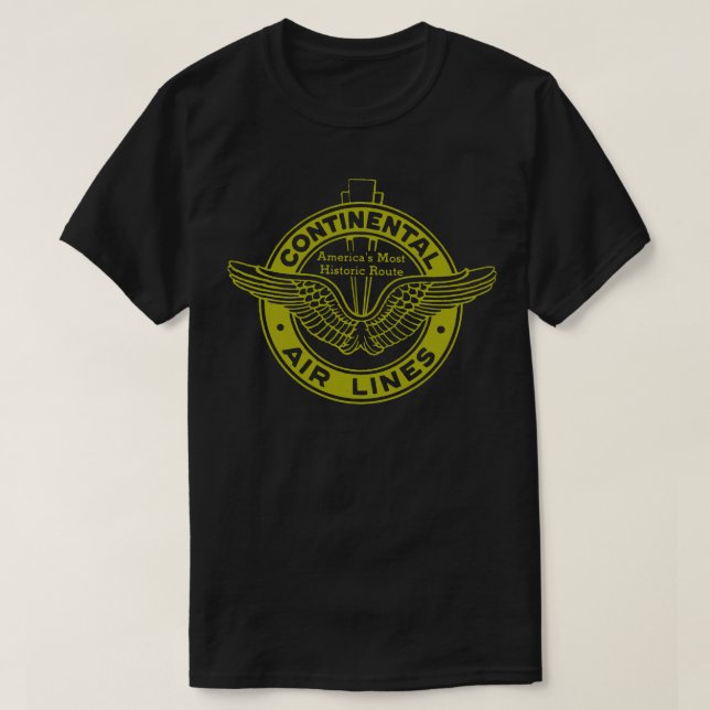 T-shirt Continental Airlines 1 (Design devant)
