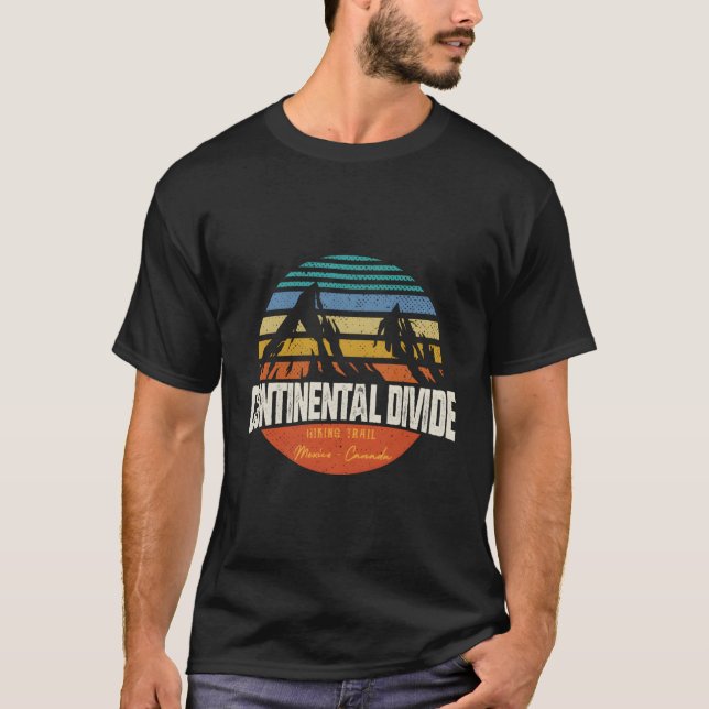 T-shirt Continental Divide Randonnée Trail (Devant)
