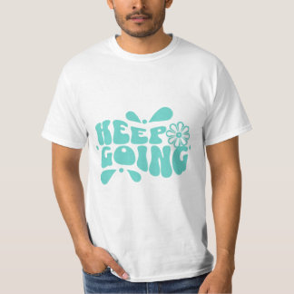T-shirt continuer la typographie