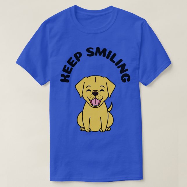 T-shirt Continuez à sourire (Design devant)