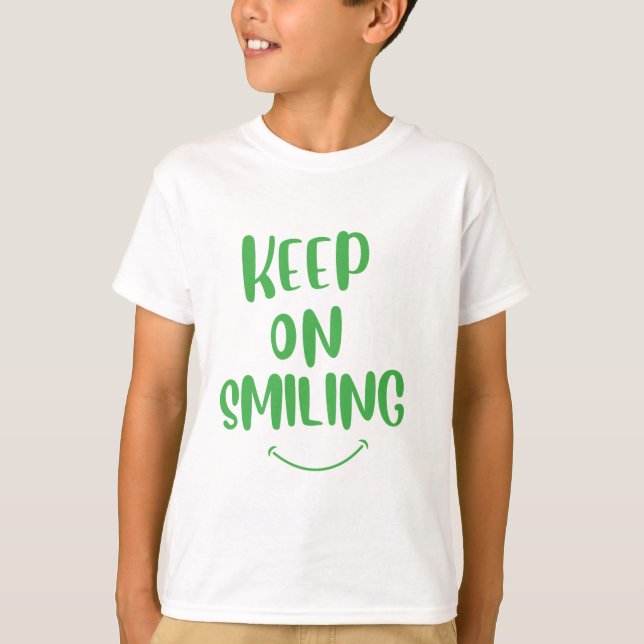 T-shirt Continuez À Sourire (Devant)