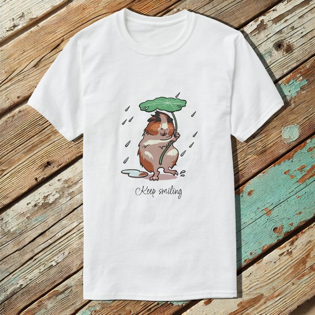 T-shirt Continuez À Sourire Heureux Cochon De Guinée Profi (Créateur téléchargé)