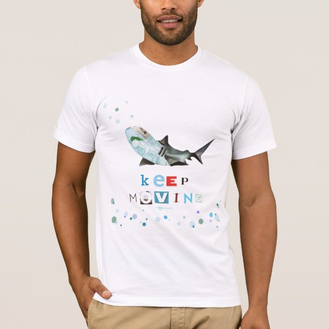 T-shirt Continuez le déplacement (Devant)