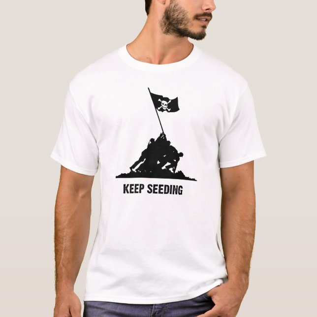 T-shirt Continuez l'ensemencement (Devant)