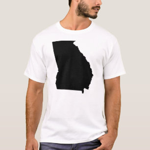 T-shirt Contour d'état de la Géorgie