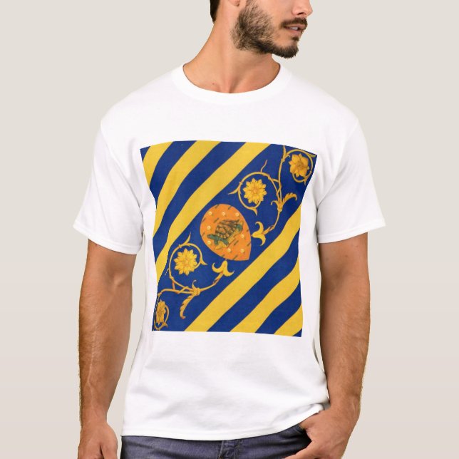 T-shirt Contrada della Tartuca (Tortoise) Palio di Siena (Devant)