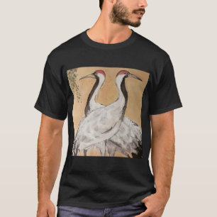 T-shirt Contraste de bande profondément encrée