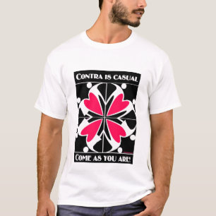 T-shirt Contre est décontracté