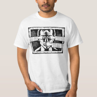 T-shirt Contre la censure dans la chemise du monde