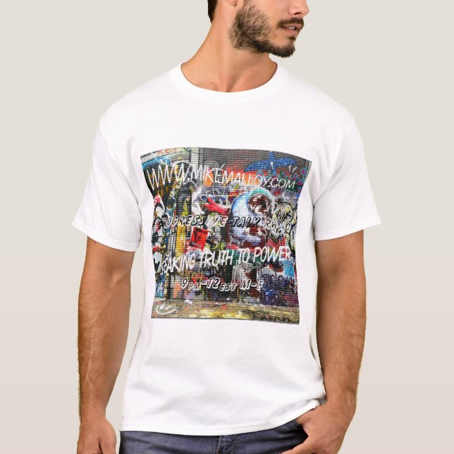 T-SHIRT CONTRE LE MUR TRUTHSEEKER (Devant)