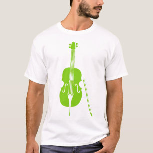 T-shirt Contrebasse - Vert Martien