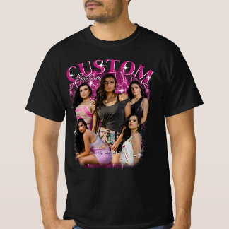 T-shirt Contrefaçon J'aime mon cœur de petite amie chaude
