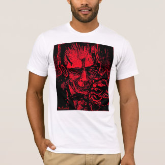 T-shirt contreseing rouge, Von Knoblock -