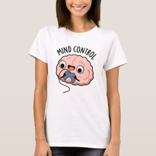 T-shirt Contrôle de l'esprit amusant jeu de cerveau